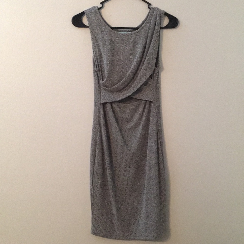 Knit cut out dress